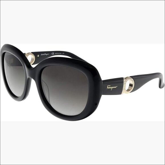 Plastic Frame UV Protection Gradient Smoke Lens Wrap Around Sunglasses main image 4
